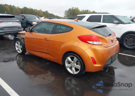 2014 Hyundai Veloster Base W/Black из США, поврежденный, VIN KMHTC6AD1EU183476